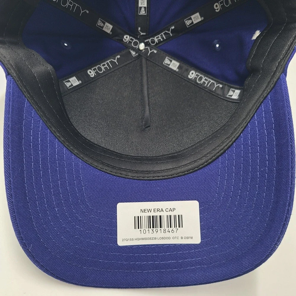 Women Los Angeles Dodgers Hat Snapback New Era 9Forty Blue MLB Glitter M-Crown